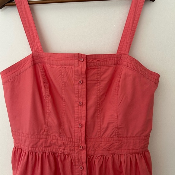 Banana Republic Coral-Pink Button Down Dress - Picture 3 of 11